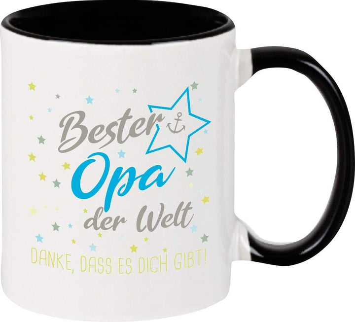 ShirtInStyle, Tassenset beste Oma, bester Opa der Welt, danke das es dich gibt! Farbe weinrot und sc