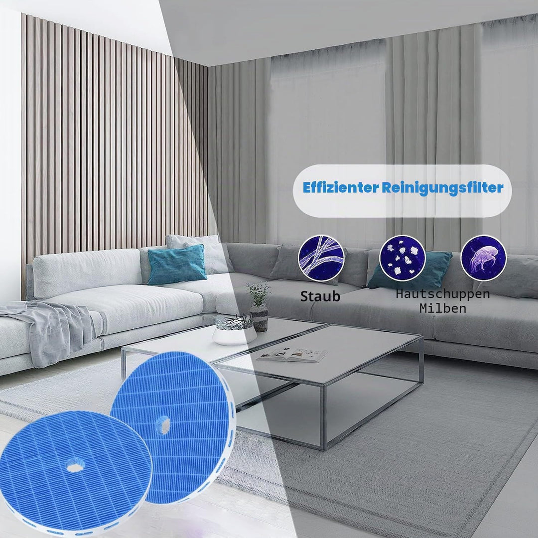 Ersatzfilter Replacement für Philips AC2729/10 Series 2000 und 2000i 2-in-1 Luftreiniger, HEPA Filte