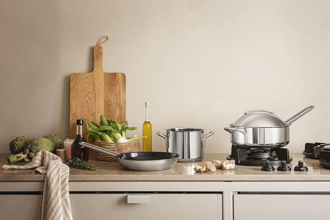 Eva Trio | Topf | Steel-Line | 90% Recycled-Stahl | Edelstahl (10l), 10l