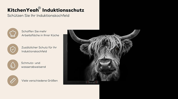 KitchenYeah© Herdabdeckplatte Einteilig Induktionsmatte Küche Abdeckung Ceranfeld Herd Abdeckplatte