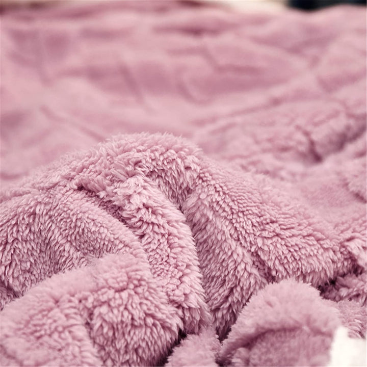 Hayisugal Flauschige Sherpa Kuscheldecke - hochwertige Schafdecke, super weiche Fleecedecke als Sofa