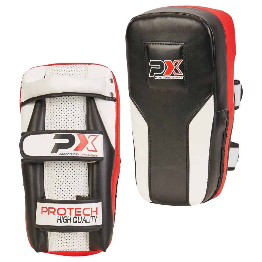 PX Thai Pad Schlagpolster - PROTECH HQ - 35 x 18 x 10 cm - Kunstleder - leicht gekrümmt - Thaiboxen,