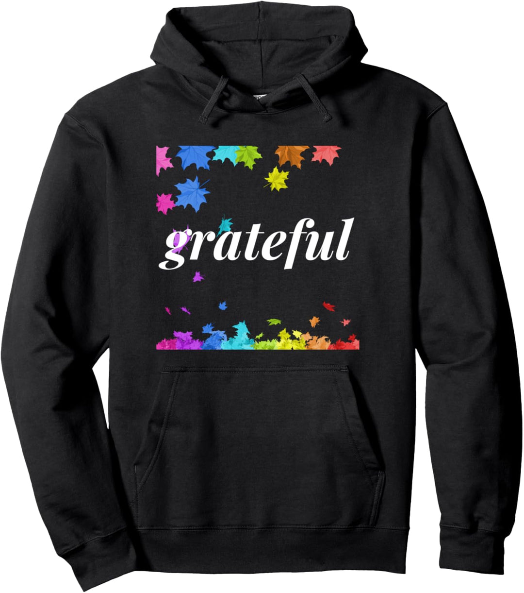 Herbst Thanksgiving Geschenke Ahornblätter dankbar Pullover Hoodie