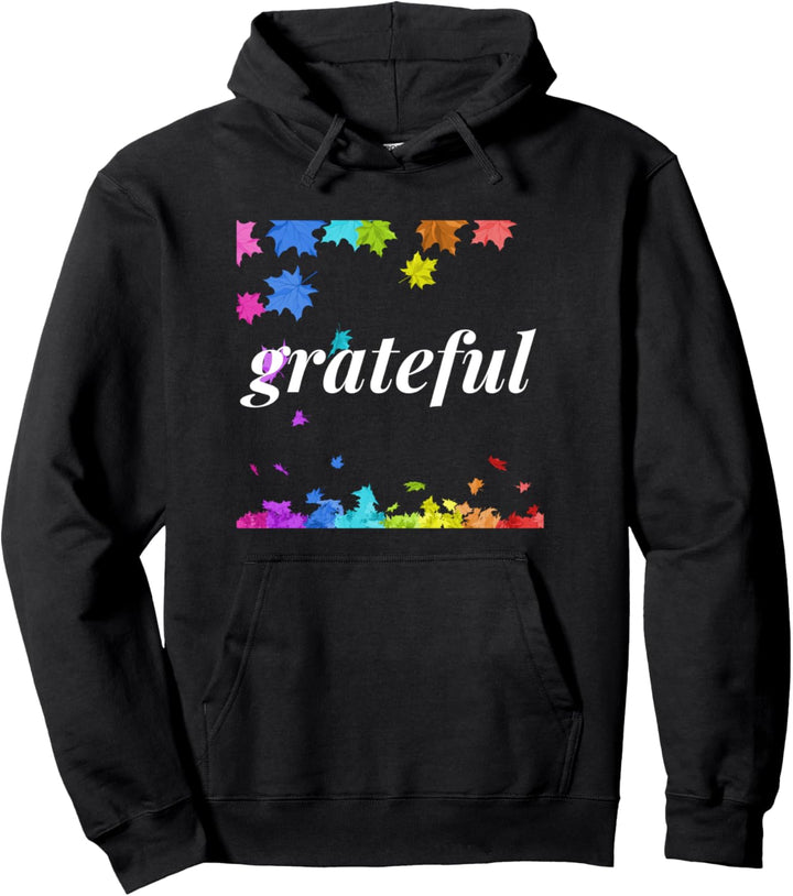 Herbst Thanksgiving Geschenke Ahornblätter dankbar Pullover Hoodie