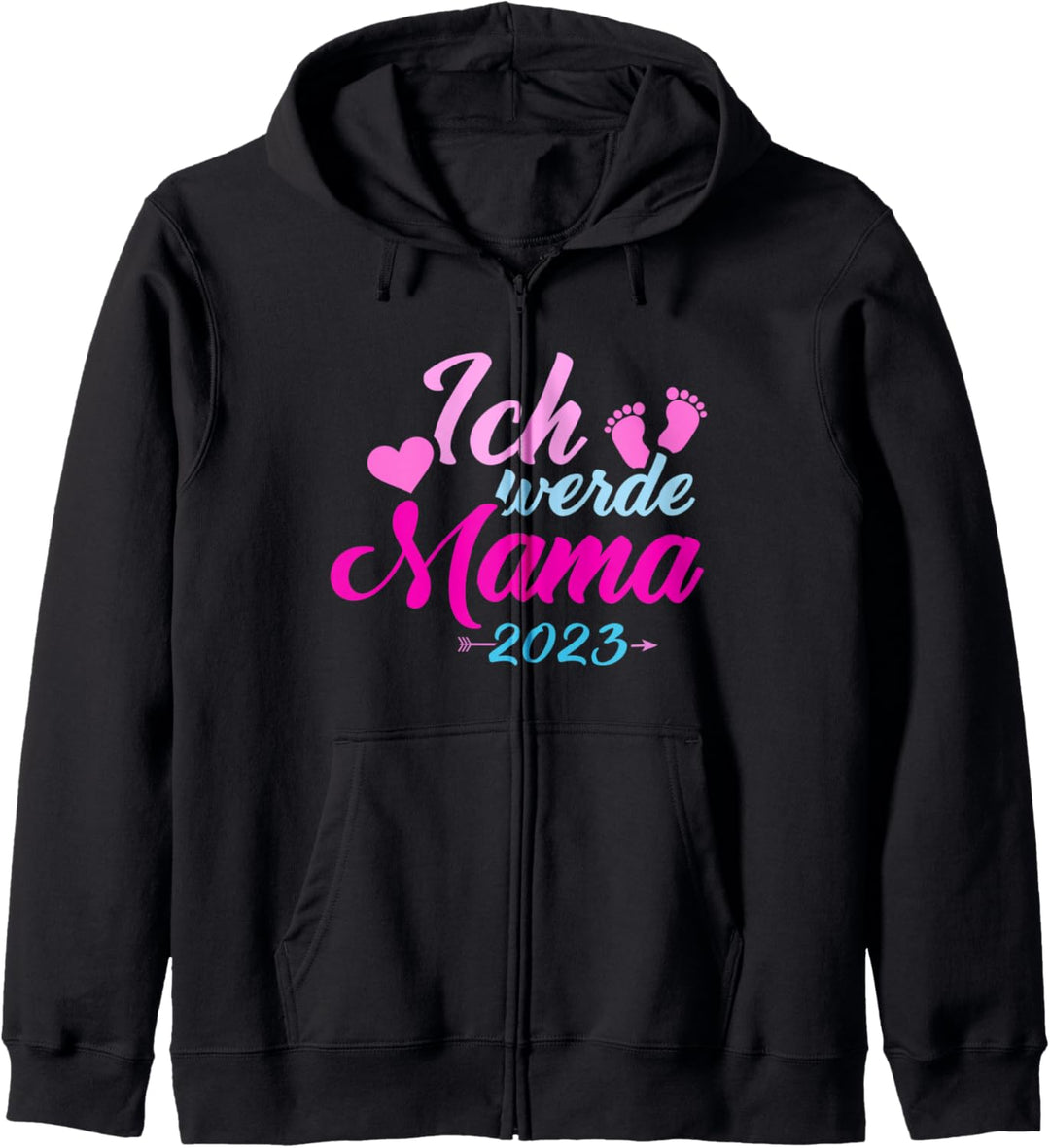 Ich werde Mama 2023 für werdende Mutter Kapuzenjacke