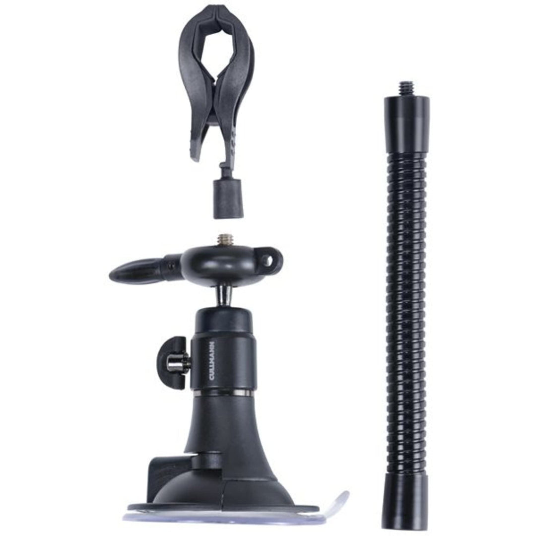 Cullmann Flexx Suction Saugstaiv Kit inkl. Smartphonehalterung schwarz