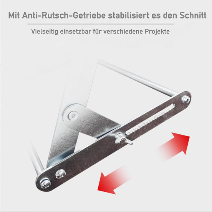 2 pcs Verstellbarer Stützrahmen Für Schneidemaschinen, 25-135mm Edelstahl Faltbares Doppellager Mate