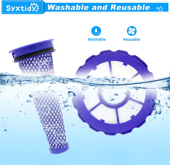 Ersatz-Hepa-Nachfilter und waschbares Vorfilter-Set für Dyson DC50, Animal und Multi Floor Kompletts