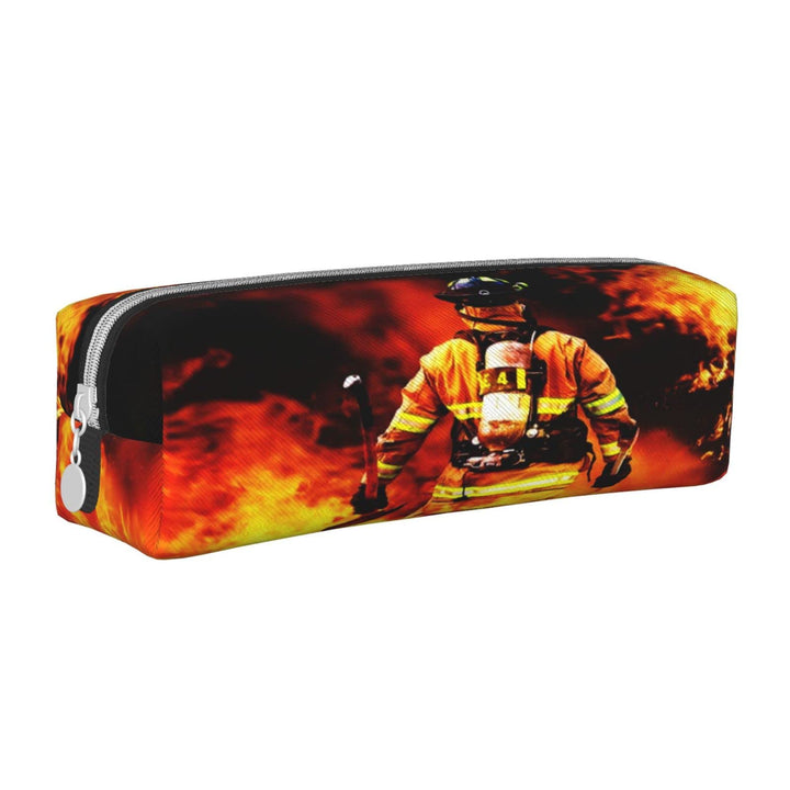 HAOSOFT Federmäppchen Feuerwehr Feuerwehrmann sucht Federmappe Etui für Jungen Mädchen Grosse Schuls