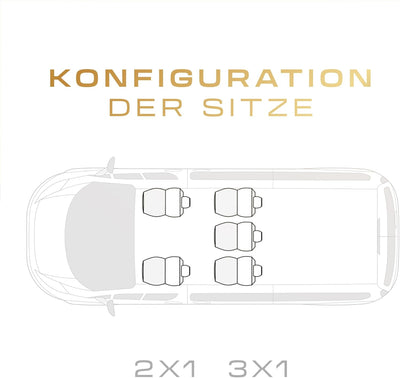 M MOTOS Personalisierte sitzbezüge auto für SEAT Alhambra 1996-2010 Perfekt angepasste auto sitzbezü