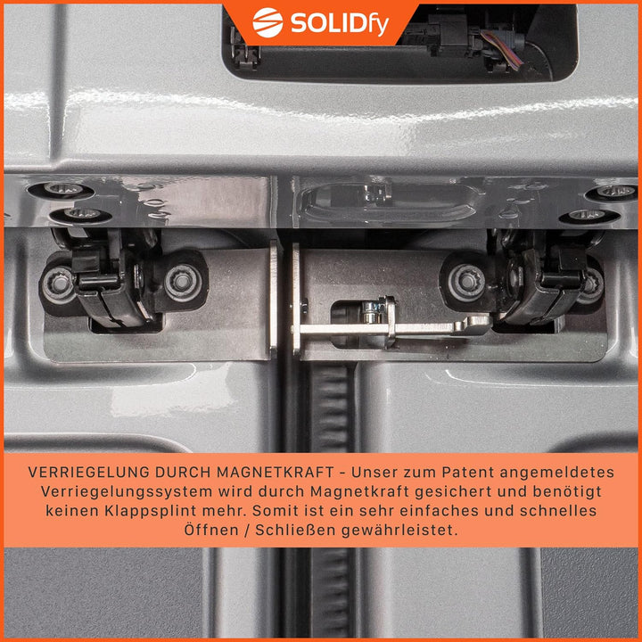 SOLIDfy® - Hecktürverriegelung für VW Crafter II 2 und MAN TGE ab 2017 | Hecktür Einbruchschutz Wohn
