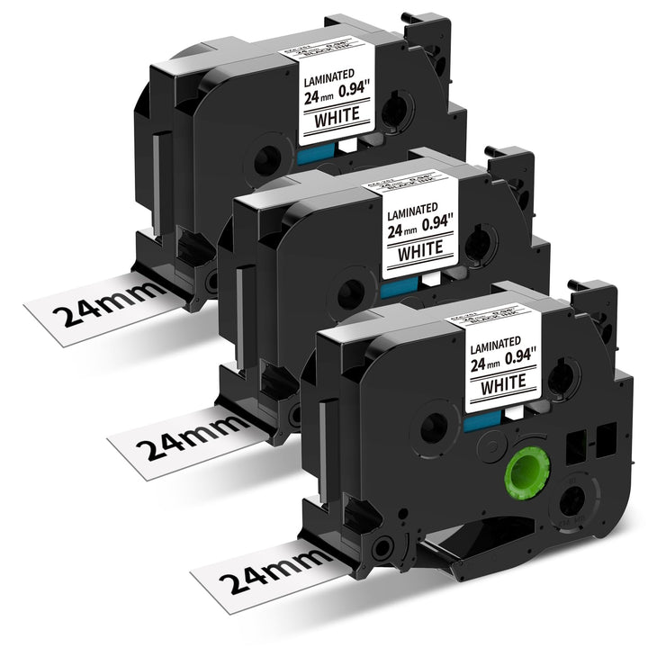 MarkField Kompatibel Schriftband Ersatz für Brother P-Touch Bänder TZ TZe-251 24mm Laminated Etikett
