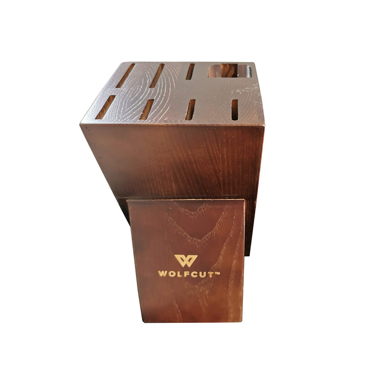 Messerblock aus Walnuss