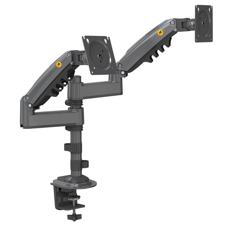 Ergosolid Tischhalterung with Gasfeder for Dual 17-35 Zoll LCD LED Monitore with VESA max. 100 x 100