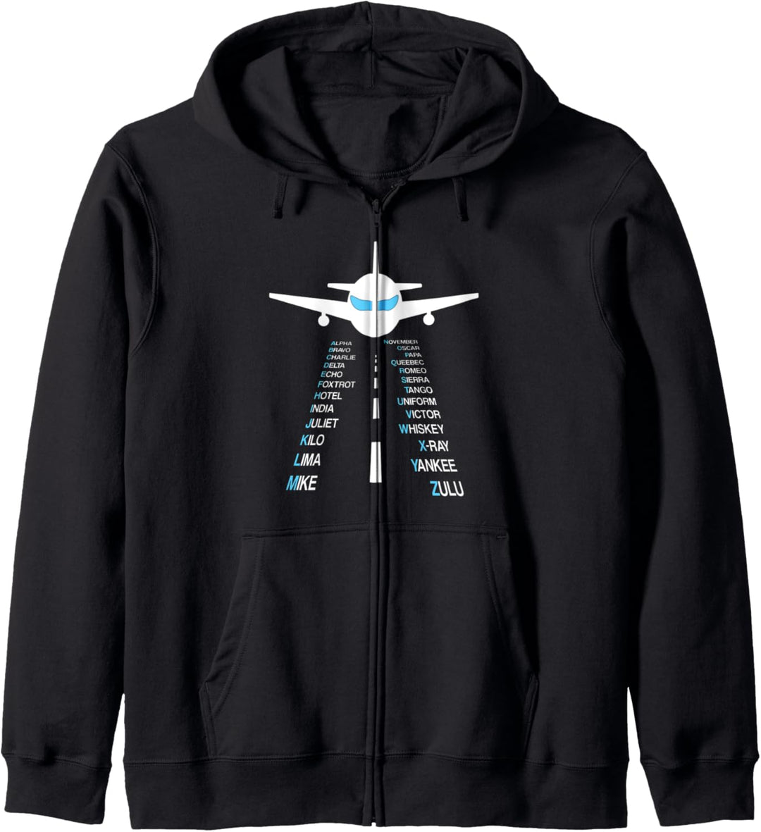Phonetisches Alphabet Pilot Flugzeug Flieger Geschenk Kapuzenjacke