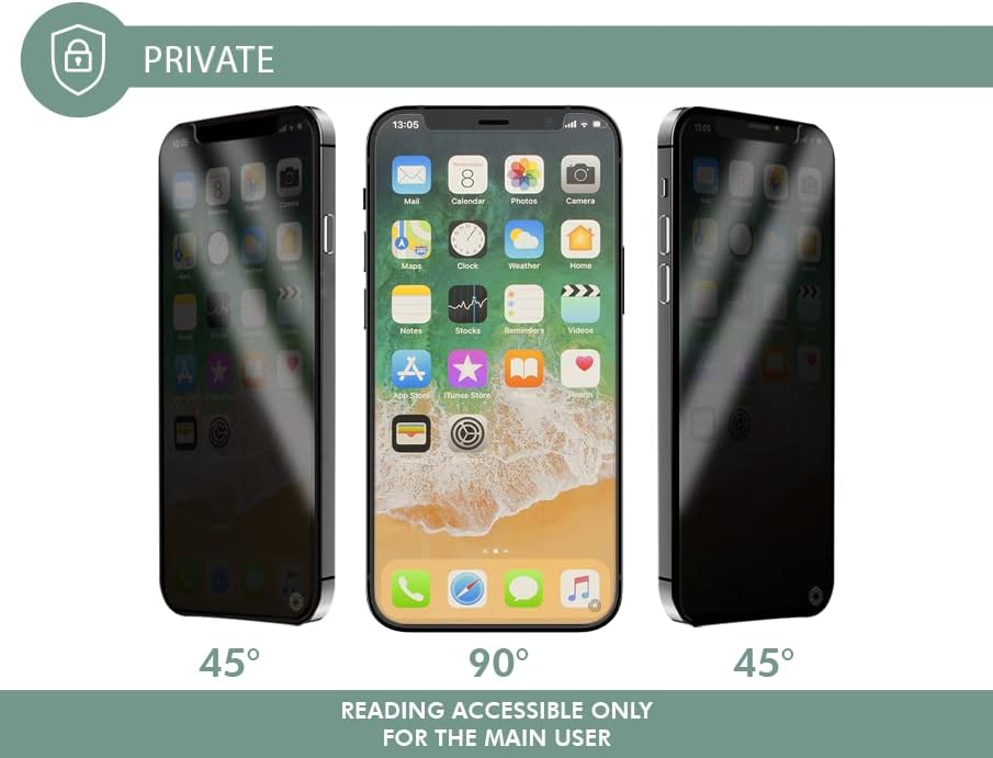 Force Glass Displayschutz aus organischem Glas mit lebenslanger Garantie und Installationsset für iP