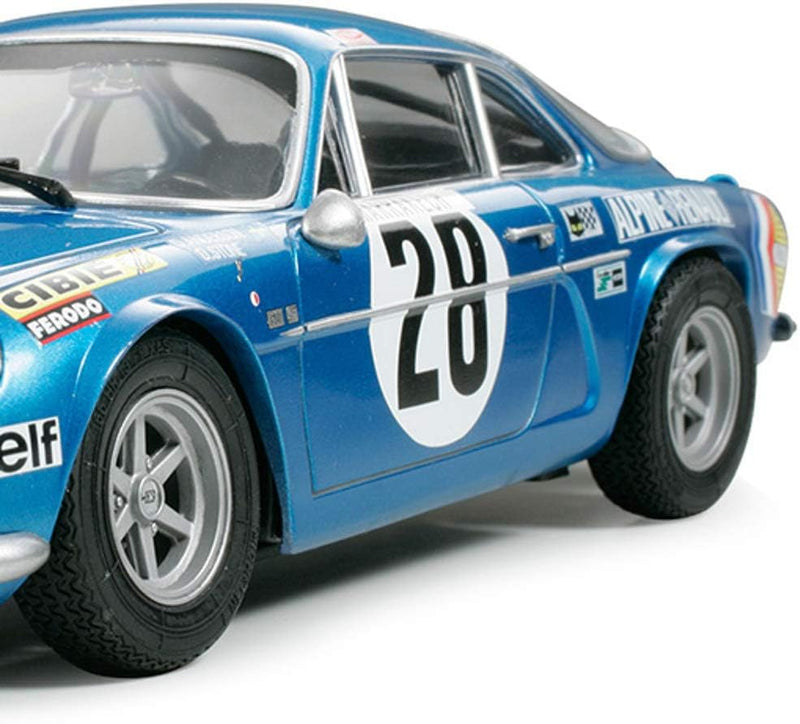 TAMIYA 300024278 Renault 300024278-1:24 Alpine A110 ´71 Monte Carlo,originalgetreue Nachbildung, Pla