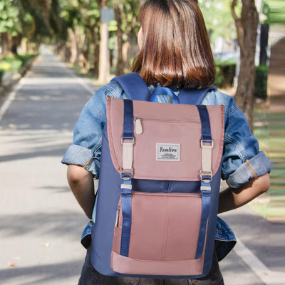 17 Zoll Rucksack Laptop Damen Rucksack Frauen,Schulrucksack Mädchen Teenager mit 17" Laptopfach,Schu