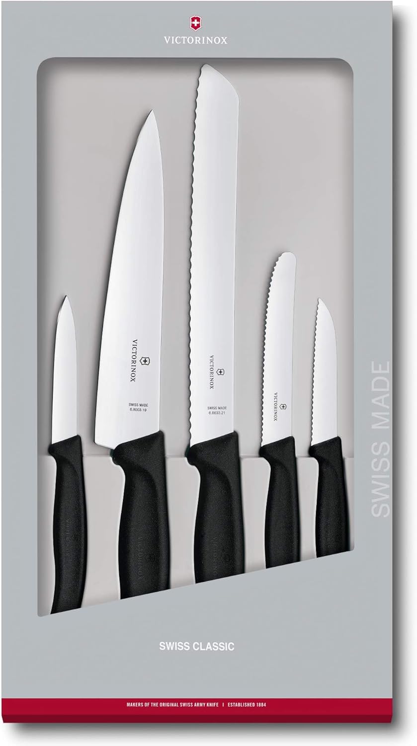 Victorinox, Swiss Classic, Profi Küchengarnitur, 5-teilig, , schwarz Single, Single