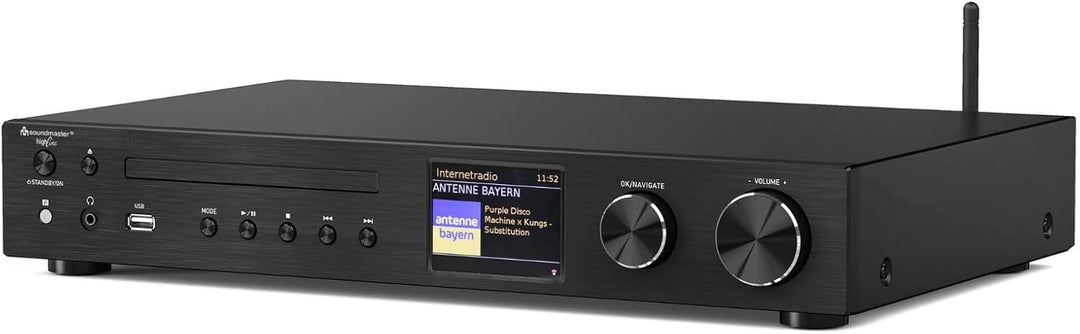 Soundmaster ICD4350SW HiFi Stereoanlage Audio System Internetradio WLAN 2,4/5GHz LAN Anschluss DAB+