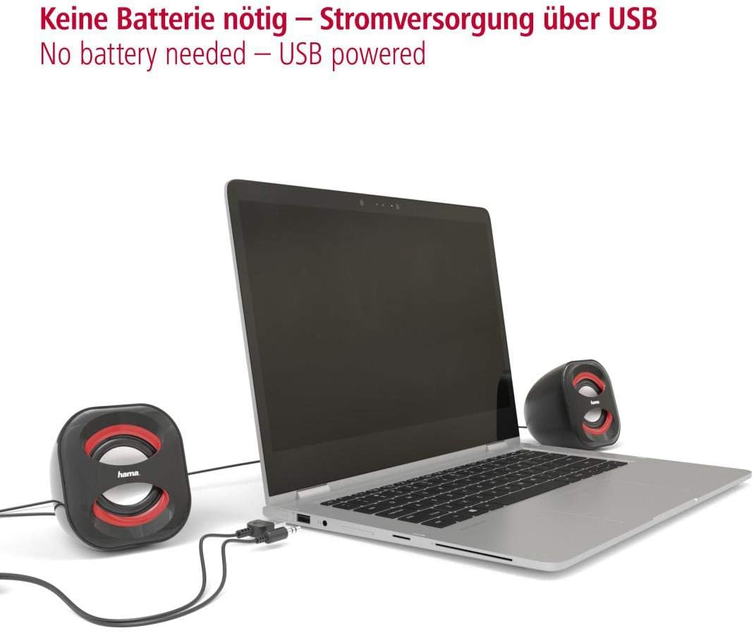 Trust Trino HD Webcam mit Mikrofon, 1280 x 720, 30 FPS, PC Kamera & Hama PC Lautsprecher Sonic Mobil