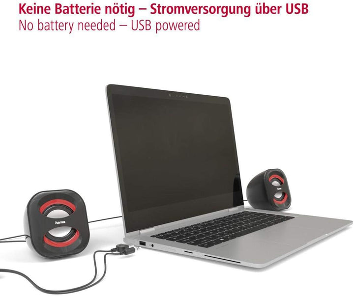 Trust Trino HD Webcam mit Mikrofon, 1280 x 720, 30 FPS, PC Kamera & Hama PC Lautsprecher Sonic Mobil