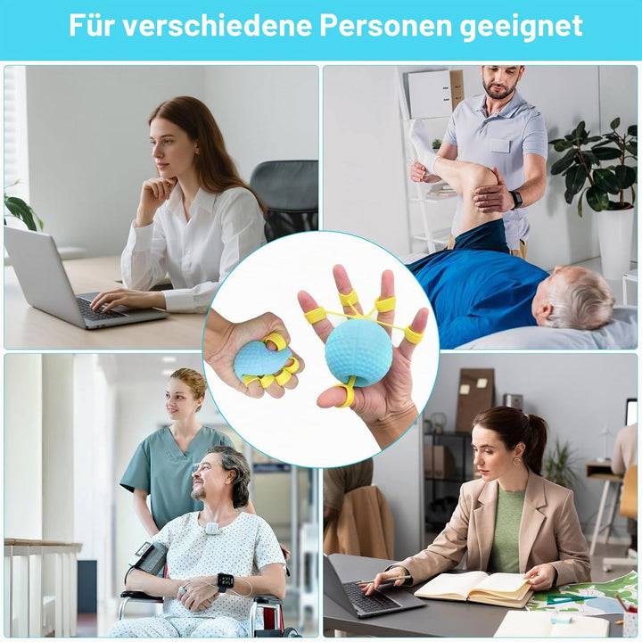 Grip Strength Trainer Ball mit Rutschfester Oberfläche Finger, Handgriffe für Krafttraining, multifu