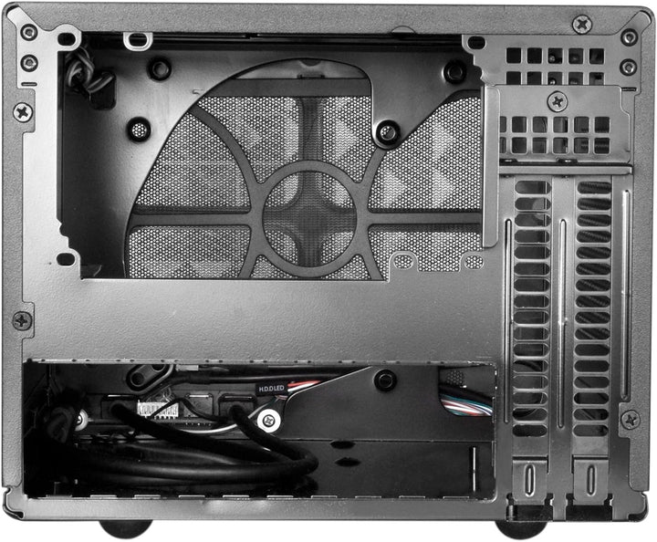 SilverStone SST-SG13B - Sugo Mini-ITX kompaktes Cube Gehäuse, Mesh-Frontblende, schwarz