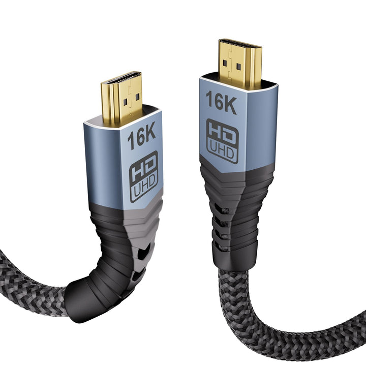 HDMI 2.2 Kabel Kurz 0.5m, 96Gbit/s Ultra High Speed Hdmi Kabel, 16K@60Hz 8K@240Hz 4K@480Hz HDMI 2.1
