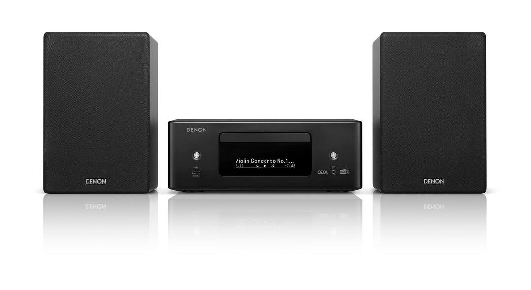 Denon CEOL N-12DAB HiFi-Komplettsystem mit Lautsprechern, CD-Player, Musikstreaming, HEOS Multiroom,