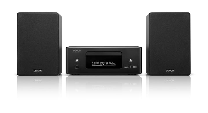 Denon CEOL N-12DAB HiFi-Komplettsystem mit Lautsprechern, CD-Player, Musikstreaming, HEOS Multiroom,