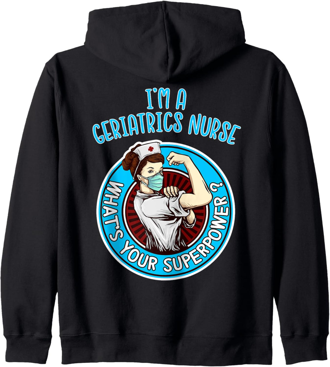 Geriatrie Krankenschwester Shirt für Frauen Krankenpflege Kapuzenjacke
