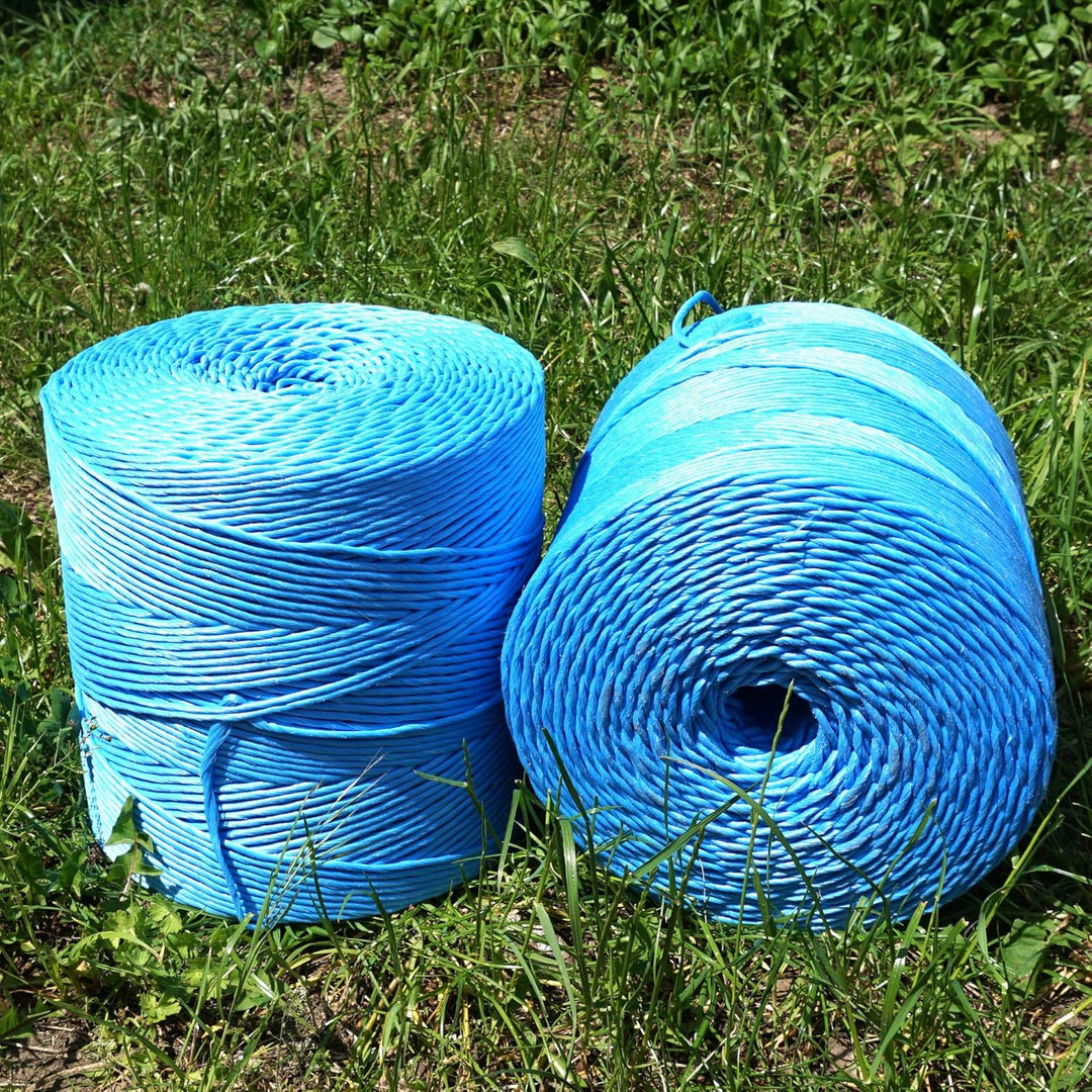 Pressengarn 400, 2 x 5 kg, Bindegarn, Erntegarn, Kunststoffgarn, Kordel, Blau