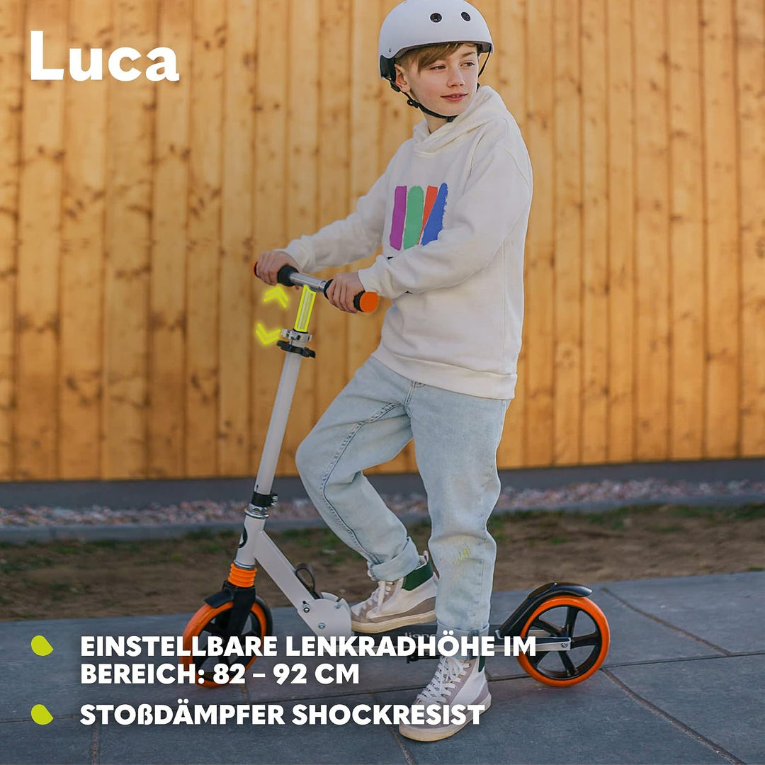 LIONELO Luca Plus Scooter Roller Kinderroller Cityroller Tretroller Kickroller Kickscooter bis 100kg