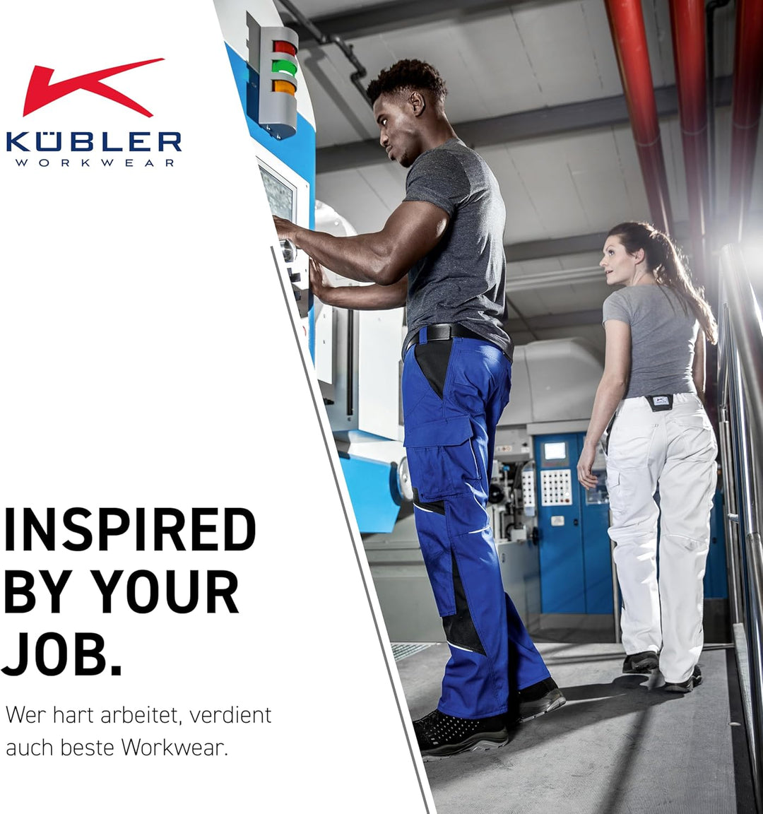 KÜBLER Workwear KÜBLER ACTIVIQ Damen-Arbeitshose anthrazit, Grösse 46, Damen-Damen-Arbeitshose aus M