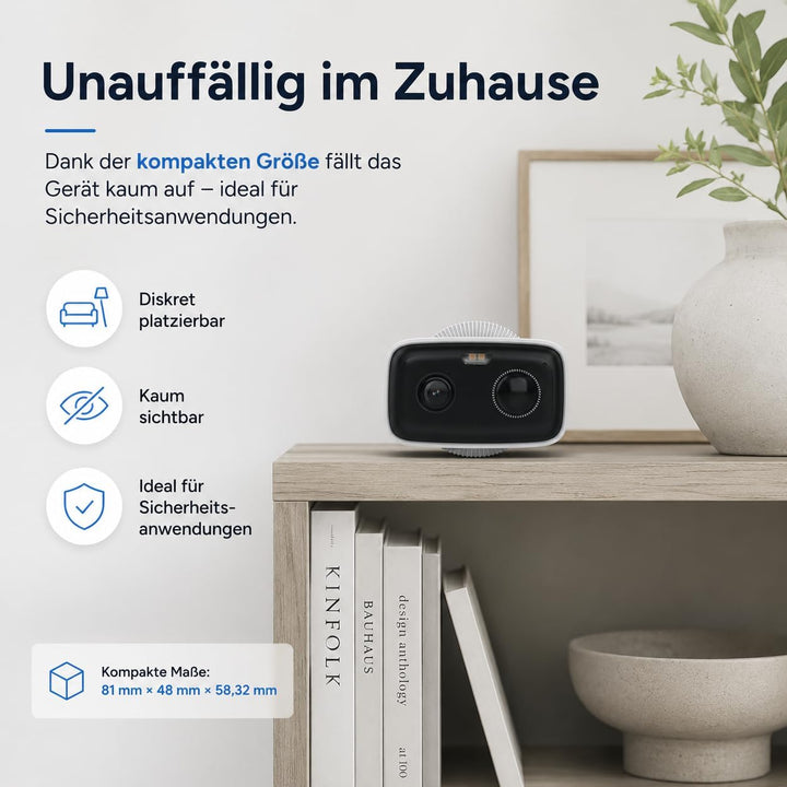 Tapo C400 Aussenkamera Akku | Überwachungskamera aussen mit 1080p-HD-Video, WLAN, Nachtsicht, witter