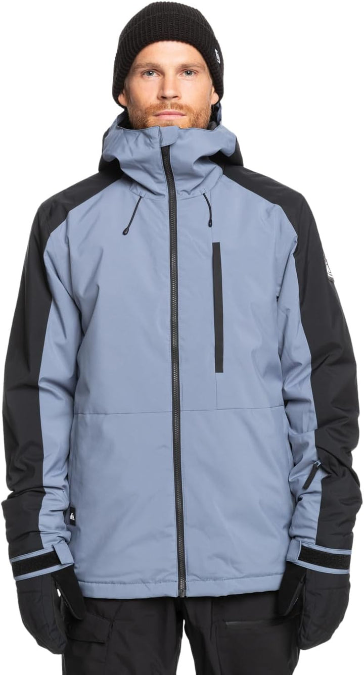 Quiksilver Herren Mission Block Jk Jacket (1er Pack) XL Flint Stone, XL Flint Stone