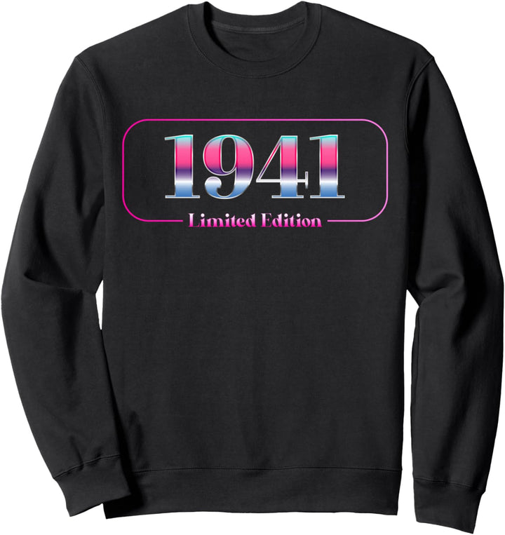 83. Geburtstag Mann Frau 83 Jahre 1941 Deko Lustig Geschenk Sweatshirt