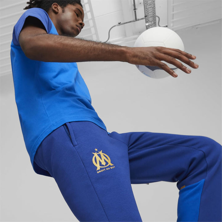 Olympique de Marseille Unisex Trousers Casuals Pants S Blau, S Blau