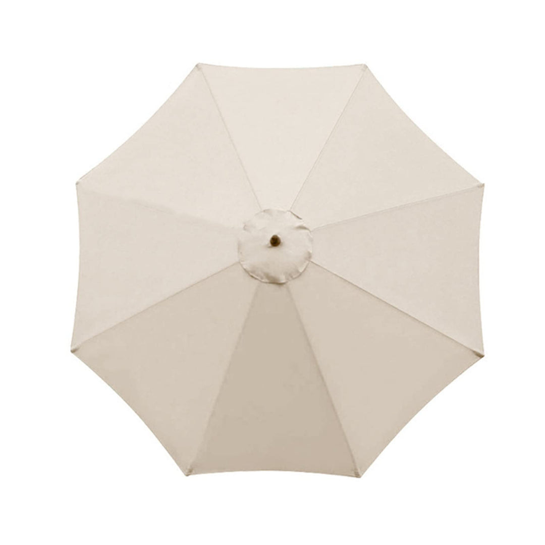 IGTOPS Sonnenschirm Ersatz 2.7m/3m,Sonnenschirm Stoffbezug 6 oder 8 Rippen,Baldachin Abdeckung Outdo