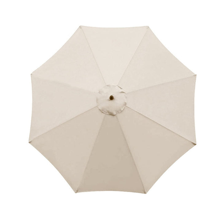 IGTOPS Sonnenschirm Ersatz 2.7m/3m,Sonnenschirm Stoffbezug 6 oder 8 Rippen,Baldachin Abdeckung Outdo