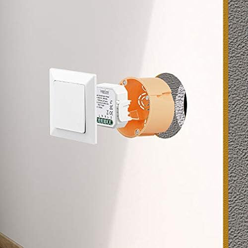 Luminea Home Control Funkdimmer: 2er-Set WLAN-Unterputz-Lichtschalter und -Dimmer, mit App (Dimmer-S