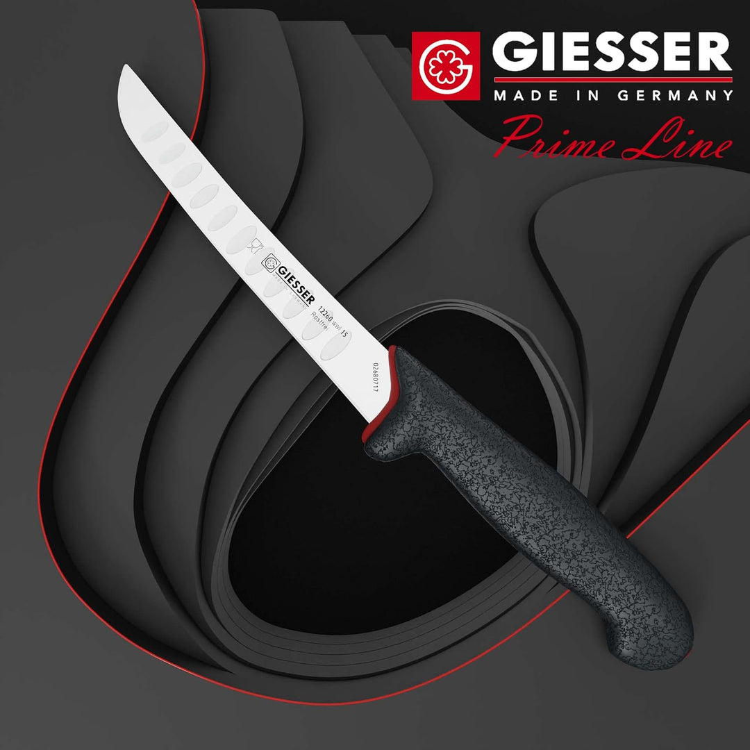Giesser seit 1776 - Made in Germany - Ausbeinmesser rutschfest PrimeLine, Klinge mit Kullen 15 cm, s