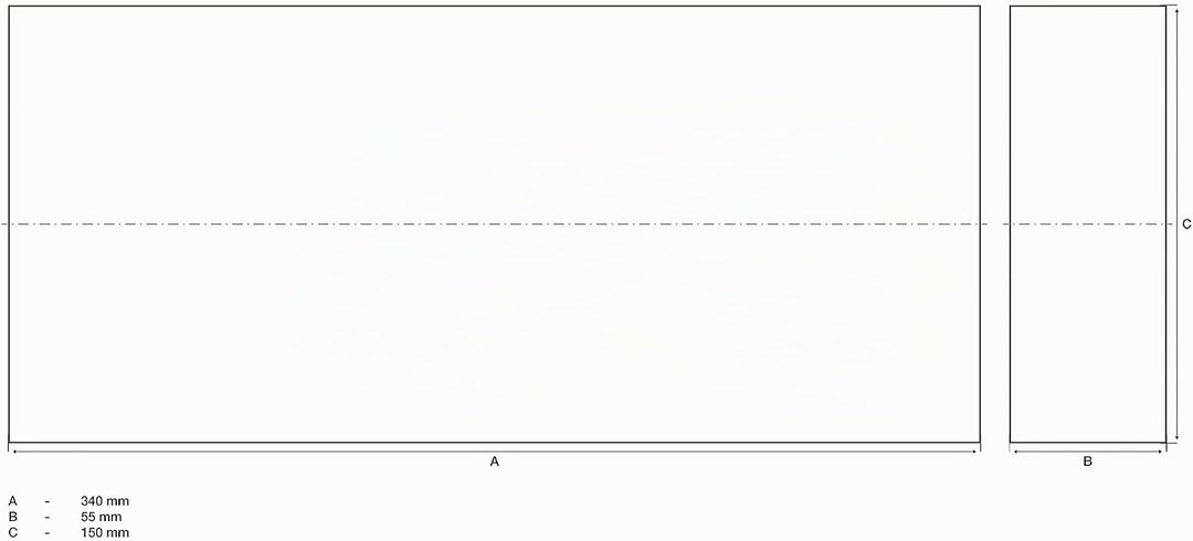 BGS 7010 | Schutzblock | für Hebebühnen | 340 x 150 x 55 mm, 340 x 150 x 55 mm