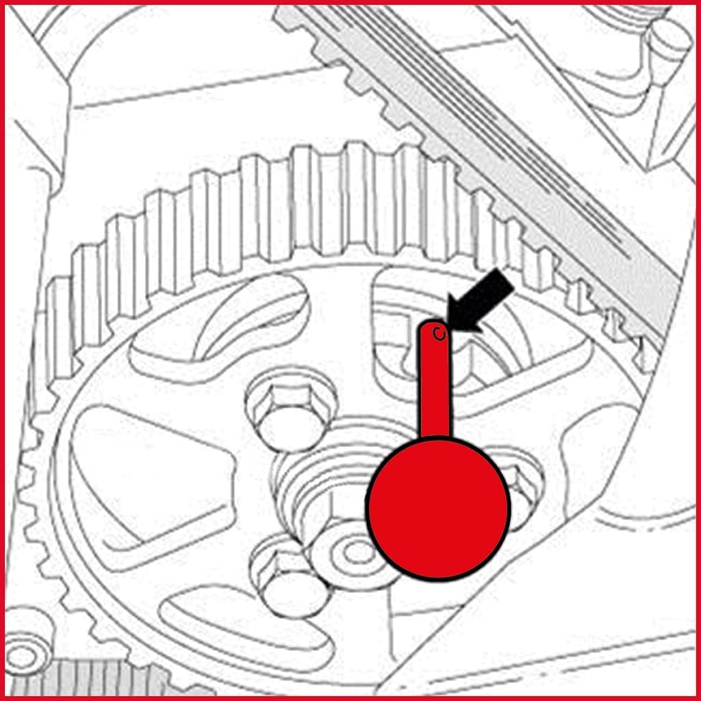 KS Tools 400.2700 VAG - Motoreinstell-Werkzeug-Satz, 6-tlg. Universal