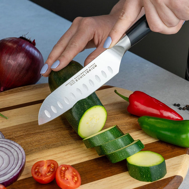 Rockingham Forge Equilibrium Santoku Messer 12.5 cm Scharfe Klinge Japanisches Allzweckmesser Breite