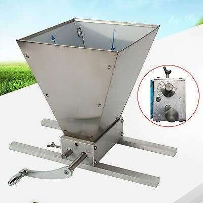 Verstellbare MalzmüHle Heimbrauer GetreidemüHle SchrotmüHle Crusher Brewers 30Kg Mahlansatz HandmüHl