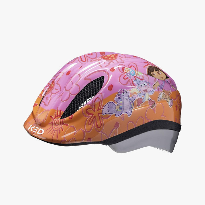 KED Meggy II Originals Dora Kinder Fahrrad Helm rosa/orange 2023 XS (44-49cm), XS (44-49cm)