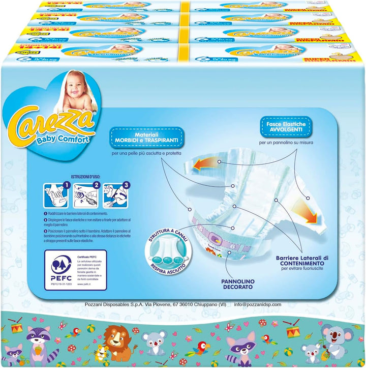 Carezza Baby Comfort XXL | Grösse 6 (16-30 kg) | 140 Windeln