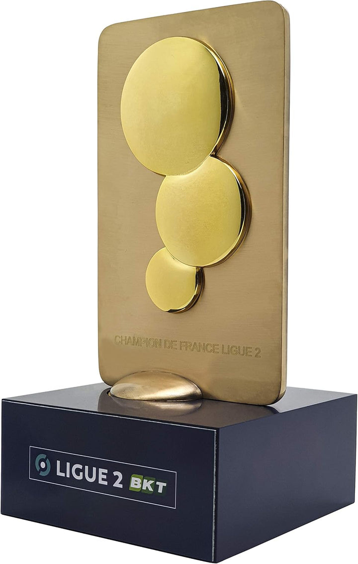 LFP Trophäe Champion de France/Ligue 2 BKT auf Sockel (150 mm) abnehmbar mit Magnet